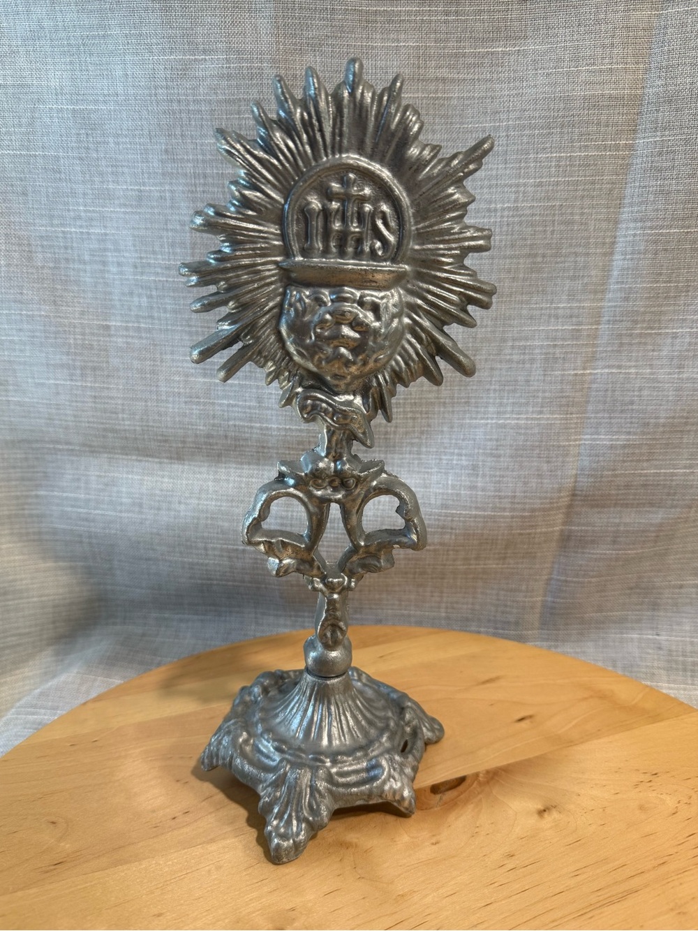 Vintage Santísimo Monstrance Santísimo Sacramento bóveda Monstrance Catholic